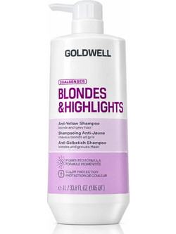 Goldwell Dualsenses Blonde & Highlights Anti-Yellow Σαμπουάν για Προστασία Χρώματος & Επανόρθωση για Βαμμένα Μαλλιά 1lt