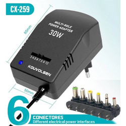 KouVolsen CX- 259 30W 3A Multi-Role Power Φορτιστής πολλαπλών ακίδων DC/3V - 12V