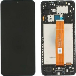 Αυθεντική Οθόνη Samsung A12 2020 A125 Black (Samsung Service Pack GH82-24490A)