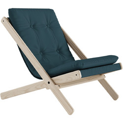 Πολυθρόνα BOOGIE - Karup - 757 Petrol Blue / 200 Raw Beech
