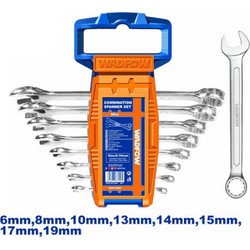 WADFOW WSP1208 Γερμανοπολυγωνα 10mm - 19mm Σετ 8 τμχ