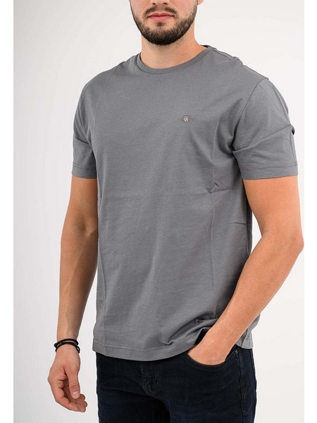 GANT ΜΠΛΟΥΖΑ ΚΜ REG SHIELD SS T-SHIRT 3G2003184-38 DarkSlateGrey