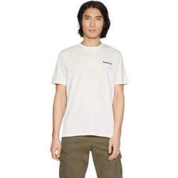 Timberland Ανδρικό T-Shirt Small Linear Logo TB0A5QQTCM9 Εκρού