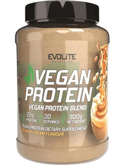 Evolite Vegan Protein Blend Peanut Cream Φυτική Πρωτεΐνη 900gr