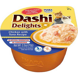 Inaba Dashi Delights with Chicken & Tuna 70gr