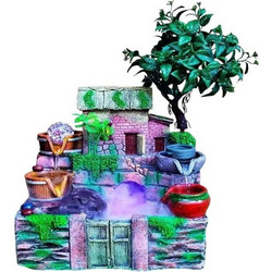 Διακοσμητικό Συντριβάνι Feng Shui - Resin craft bonsai running water ornament-0161043-98595