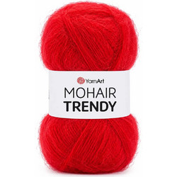 Νήμα για Πλέξιμο Mohair Trendy σε Κόκκινο 105 Χρώμα 100gr και 220 Μέτρα 1τεμ