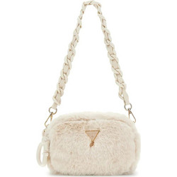 GUESS FAUX FUR CAMERA BAG ΤΣΑΝΤΑ ΠΑΙΔΙΚΟ GIRL J6BZ18W3992-G012 Cream
