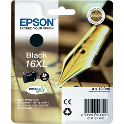 Epson 16XL Black Μελάνι Εκτυπωτή Inkjet C13T163140