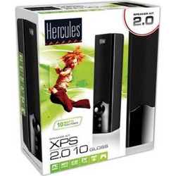 Hercules XPS 10 Gloss Ηχεία Υπολογιστή 2.0 5W Black