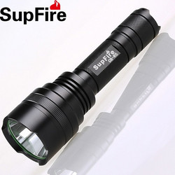 Superfire C8-XPE Επαναφορτιζόμενος Φακός Led Αδιάβροχος IP67 300lm