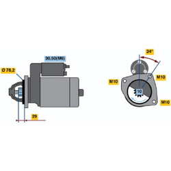 Bosch Μίζα - 0 001 107 499