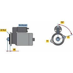 Bosch Μίζα - 0 001 121 412