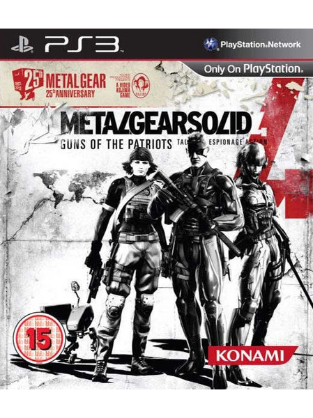 Metal Gear Solid 4 Guns Of The Patriots 25th Anniversary Edition PS3