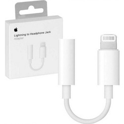 APPLE Genuine Stereo Headset Lightning adapter to 3.5 mm audio jack for Apple iPhone 7 7 Plus - MMX62ZMA