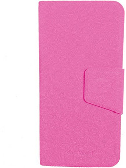 Polaroid 22295 Θήκη για Samsung Galaxy S5 με Μαγνητικό κλείσιμο και Υφή Δέρματος Χρώμα Φούξια - Polaroid