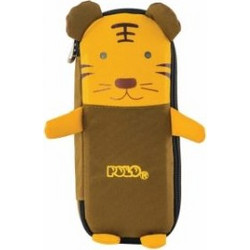 Polo Animal Junior Κασετίνα Καφέ Κίτρινη 937011-34