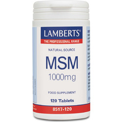 Lamberts MSM 1000mg 120 Ταμπλέτες