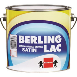 Berling Lac Βερνικόχρωμα Διαλύτου Ξύλου & Μετάλλου Λευκό Satin 0.75lt