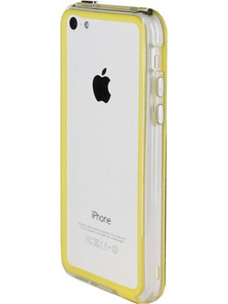 Bumper iPhone 4/4s Κίτρινο / Διάφανο