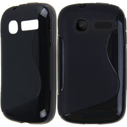 Θήκη TPU GEL S-Line για Alcatel One Touch Pop C1 Μαύρη (ΟΕΜ)