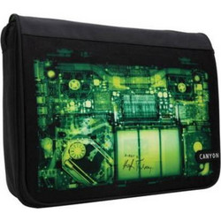 Canyon CNL-NB09X Τσάντα Laptop Ώμου 15.6" Black / Green