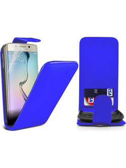 Samsung Galaxy J5 (J500F) - Δερμάτινη Θήκη Flip Μπλέ (ΟΕΜ)