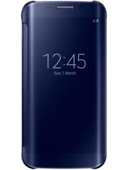 Samsung Clear View Cover Black (Galaxy S6 Edge)