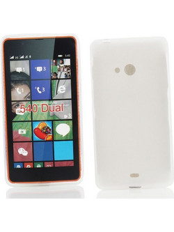 Microsoft Lumia 540 - Θήκη TPU Gel Λευκό (OEM)