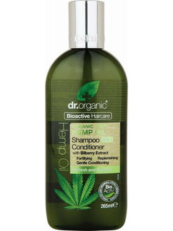 Dr. Organic Hemp Oil Φυτικό Σαμπουάν & Conditioner για Επανόρθωση 265ml