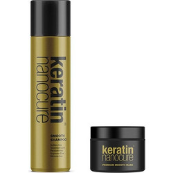 Keratin Nanocure(R) Smooth Shampoo Sulfate-free 500 ml + Mask 250ml