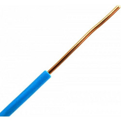 Mονόκλωνο καλώδιο 1 x 1.50 mm HO7V-U PVC (ΝΥΑ) μπλε