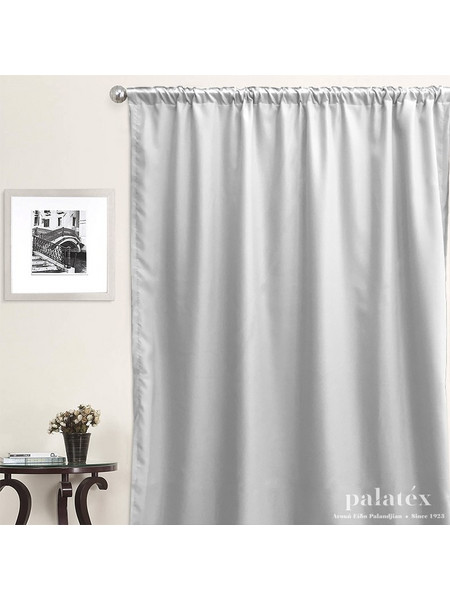 Palatex Κουρτίνα Συσκότισης με Τρουκς 150x250 Γκρι