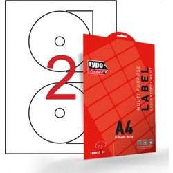 Αυτοκόλλητες ετικέτες CD 117mm 25 Φύλλα