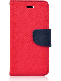 Θήκη OEM Fancy Book για Apple iphone XR Flip Cover Red Navy