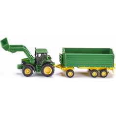 Siku John Deere Τρακτέρ Με Τρέιλερ SI001843