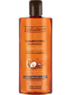 Evoluderm Argan Divin Σαμπουάν για Επανόρθωση για Ξηρά & Ταλαιπωρημένα Μαλλιά 400ml