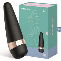 Satisfyer Pro 3 Suction Stimulator Κλειτοριδικός Δονητής Μαύρος