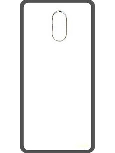 Θήκη TPU Σιλικόνης Διάφανη με Frame Μαύρο for Nokia 3 (oem)