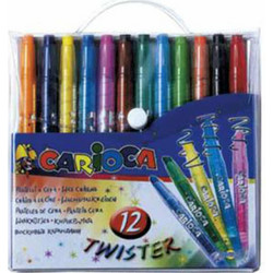 Carioca Twister Κηρομπογιές Σετ 12τμχ