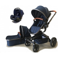 Miko T360 Καρότσι Μωρού 3 σε 1 Dark Blue