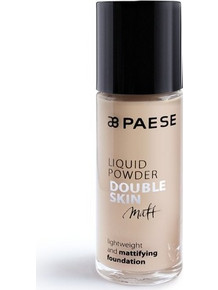 Paese Double Skin Liquid Powder Mattifying 40M Light Beige Liquid Foundation 30ml