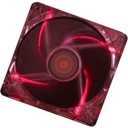 Xilence Transparent LED Case Fan 120mm με Σύνδεση 3-Pin 4-Pin Molex Red