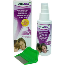 Paranix Spray Λοσιόν για Ψείρες 100ml + Χτένα