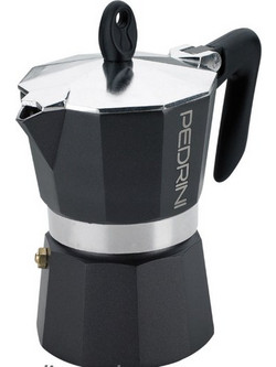 Pedrini 9113 Μπρίκι Espresso 3Cups Μαύρο