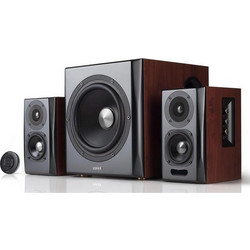 Edifier S350DB Ασύρματα Ηχεία Υπολογιστή 2.1 50W με Bluetooth Black Brown