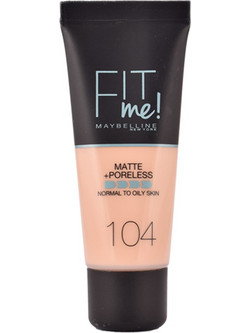 Maybelline Fit Me Matte & Poreless 104 Soft Ivory Liquid Foundation 30ml