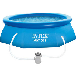Intex Easy Set 28142 Φουσκωτή Πισίνα Πλαστική με Αντλία Φίλτρου Φ396x84cm