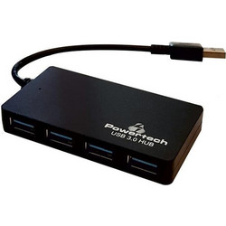 Powertech PT-705 USB Hub 3.0 USB-A με 4 Θύρες USB-A & Εξωτερική Παροχή Ρεύματος