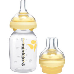 Medela Πλαστικό Μπιμπερό με Θηλή Σιλικόνης 0+ Μηνών Yellow 150ml